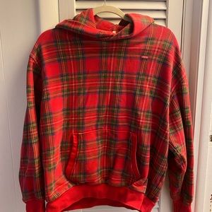 Vintage Levi’s Holiday Plaid / Tartan Hoodie